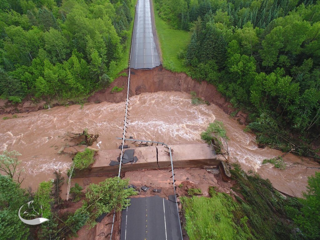 flooded street